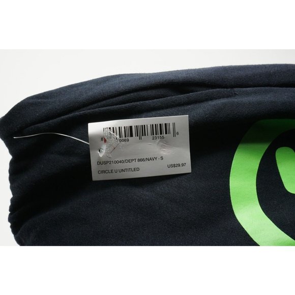 New Designs Untitled Circle U Untitled Men's Small Navy Blue Fleece Sweatpants - Picture 4 of 8